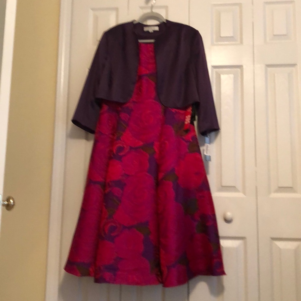 Tea length dress and Bolero jacket.